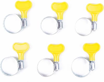 Benson Slangenklem set - 6 delig - vleugelklemmen - 13-27 mm - eenvoudig te bevestigen