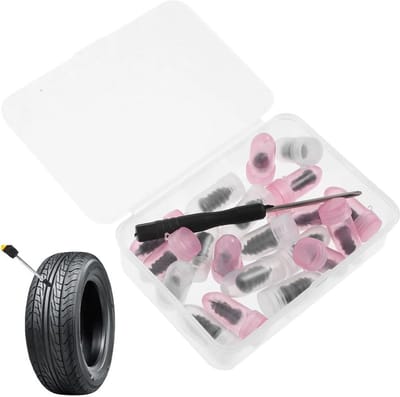 Uitgebreide Bandenreparatieset 40-delig voor Auto, Motor, Scooter en 4x4 - Tubeless Bandenplakset