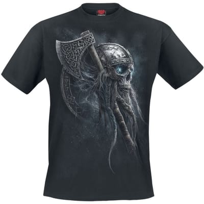 Spiral T-shirt - Viking Rampage - S tot 4XL - voor Mannen - zwart