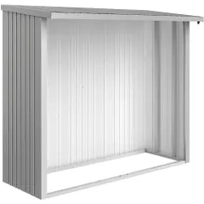 Biohort Achterwand Woodstock 230 Zilver Metallic