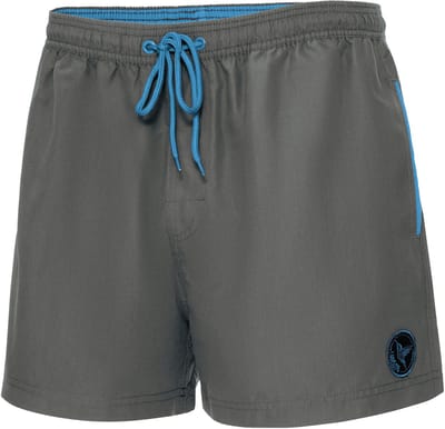 Ladeheid LA-LA40-199-SWS Heren Zwembroek - Zwemshorts - met zijzakken en achterzak - sneldrogend - met binnenslip van mesh - Koordsluiting - Polyester - Grijs - S