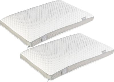 Medic Gel Hybrid Traagschuim hoofdkussen Anti Nekklachten Orthopedisch - Ergonomisch -60x40x10-cm Set van 2 Stuks