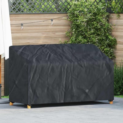 vidaXL - Tuinbankhoes - Zwart - 165 - x - 70 - x - 65 - / - 94 - cm - 210D - Oxford - stof