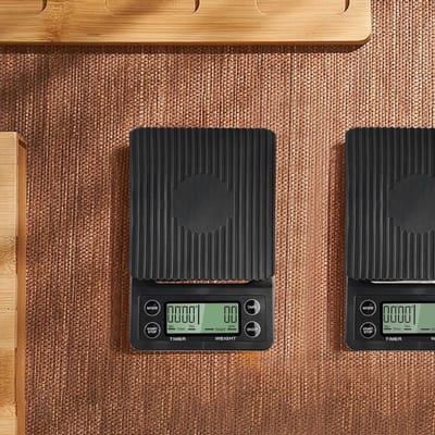 QORA® KeukenweegQORAaal digitaal met kom - KeukenweegQORAaal - KeukenweegQORAaal digitaal - Zwart - 23cm 16cm x 5cm
