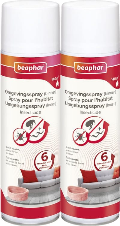 Beaphar omgevingsspray - 2 x 500 ml voor € 29.95 ACTIE!