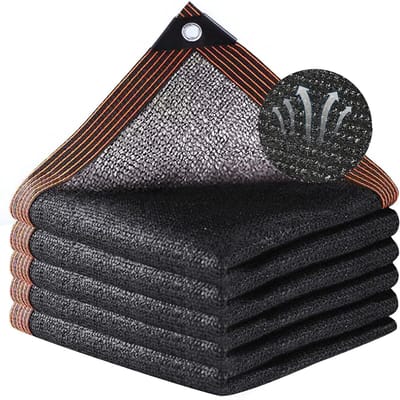 VHV - Schaduwdoek - driehoekig model - 80%-95% UV-bescherming - HDPE - voor tuin, terras, balkon, patio, kas