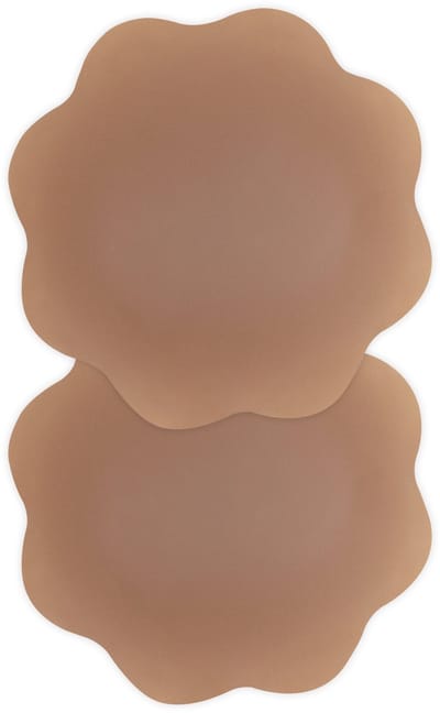 MAGIC Bodyfashion Flower Nipples Dames BH accessoire - Mocha - Maat S/M