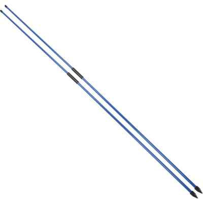 Golfrichtingaanwijzer van glasvezel, 2 delen, opvouwbaar, hulpmiddel voor het bepalen van de golfrichting. blauw