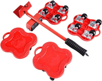 Meubellifter en meubelroller set - meubeltransportroller met lasthever en transportwielen - 360 graden draaibare wielen