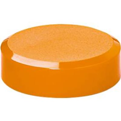 MAUL Magneet MAULpro rond 20 stuks 0,6 kg kunststof Ferriet bruchsicher erodiert lackiert Ø 2.9 x 1.1 cm oranje
