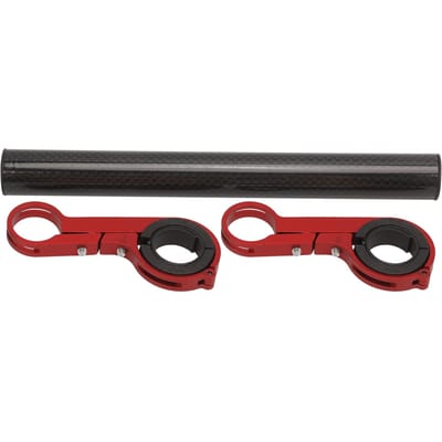 Support Double Extenseur de Guidon de Vélo Support de Montage Support de Phare de Vélo Barre Support d'Ordinateur