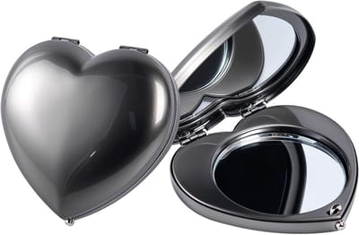 Mini Opvouwbare High Definition Spiegel met 1X/2X Vergroting - Compact en Draagbaar