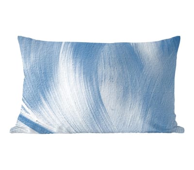 Sierkussens - Kussentjes Woonkamer - 60x40 cm - Blauw - Acrylverf - Design
