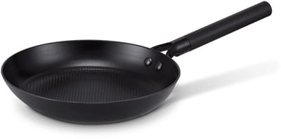 Brabantia Patron Koekenpan - Ø 24cm - Duurzame Pan met Luxe Design Handgreep - 100% PFAS Vrij - Keramische Antiaanbaklaag - Inductie Koekenpan - Zwart