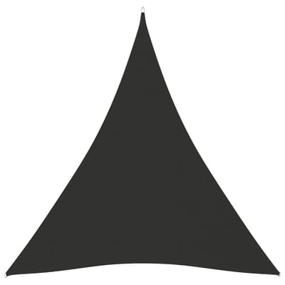 vidaXL - Zonnescherm - driehoekig - 5x6x6 - m - oxford - stof - antracietkleurig