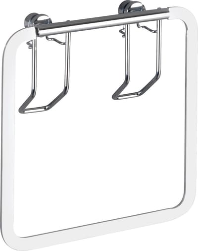 Wenko Handdoekring Premium 4 X 17 Cm Rvs Zilver