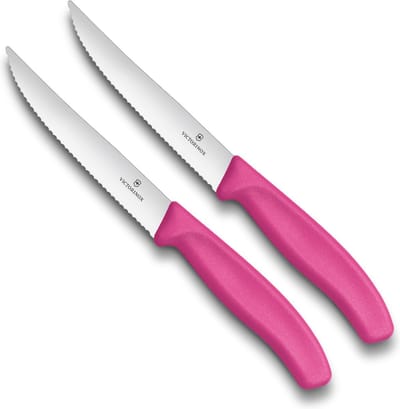 Victorinox SwissClassic Steakmessenset - 2-delig - Roze