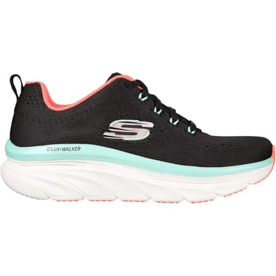 Skechers D'Lux Walker - Fresh Finesse 149368-BKMN, Vrouwen, Zwart, Sneakers,Sportschoenen, maat: 36