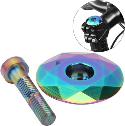 Hoogwaardige Aluminium Headset Top Cap en Schroef voor Mountainbike - Fietsaccessoires voor Stuurpen en Verbeterde Prestaties