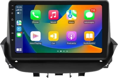 Autoradio met bluetooth - Carplay - Voor Renault Laguna 2 (2001-2007) - Geschikt voor Apple en Android - Stereo - Navigatie - Navigatiesysteem auto - 2GB 32GB