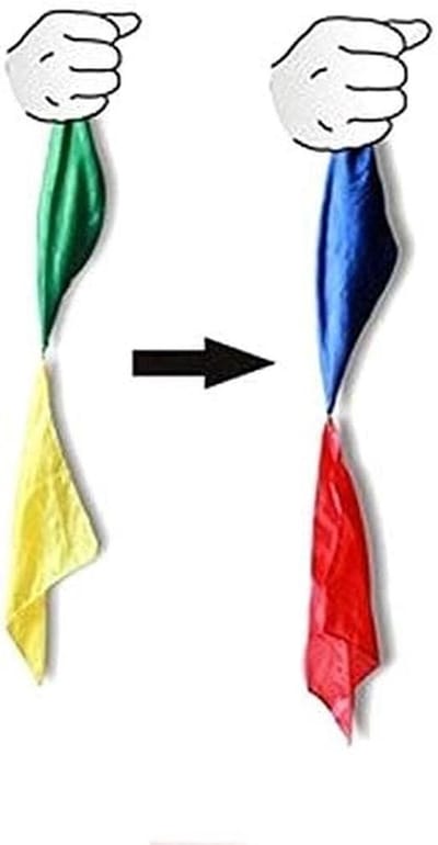 Magische zakdoeken - Kleurveranderende zakdoeken - Goocheltrucs uitvoeren - Veranderen van kleur - 100 vellen - Meerkleurig