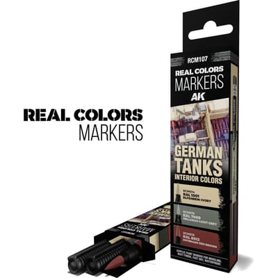 Markerset AK Interactive German Tanks Interior (x3)
