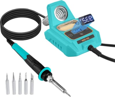 Draadloze Soldeerbout - Reparatie Tool - Elektronica Repareren - Verstelbare Temperatuur - 100-500°C - Zwart