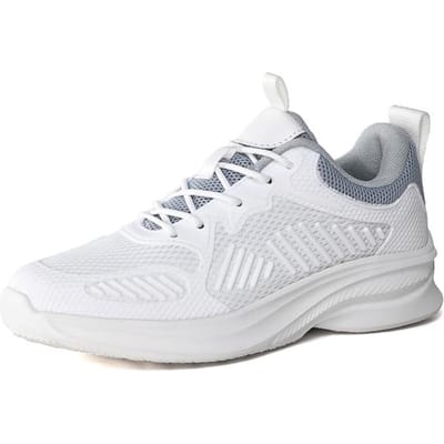 Chaussures de Sport Décontractées Confortables pour Femmes Antidérapantes Résistantes à l'Usure Chaussures de Course Maille Respirante Polyvalentes Chaussures pour Femmes 40 grise