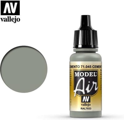 Vallejo Hobbyverf Acrylverf - 71045 Model Air Cement Grey - Acryl Verf flesje - 17 ml