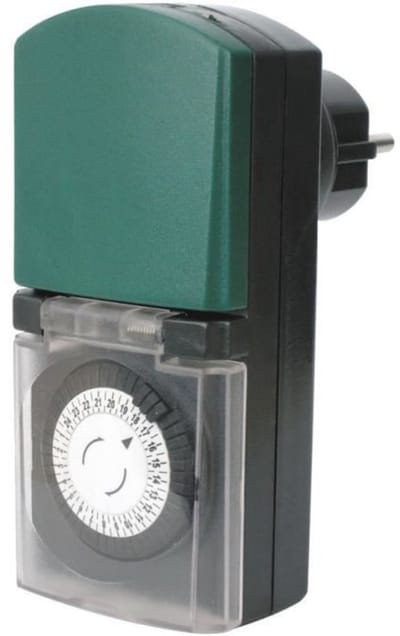IP44 Mini mechanische buitenprogrammer - GAO - 3680 W - Wit