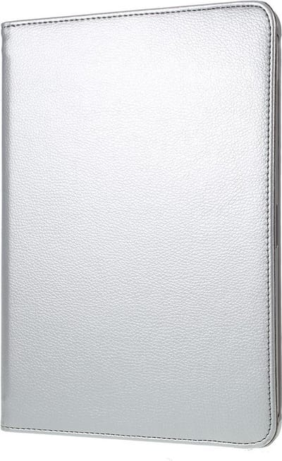 Book Cover Geschikt voor: Samsung Galaxy Tab A9 8.7 inch 2023 & Tab A11 (Model: SM-X110 / SM-X115 / SM-X117) Draaibaar Hoesje - Multi stand Case - Zilver