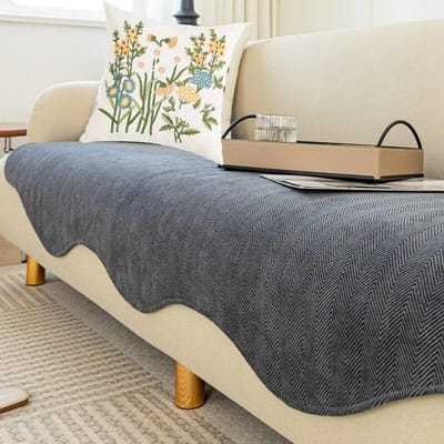 Chenille Sofahoes voor Woonkamer Antislip Allotype Sofahanddoek Vier Seizoenen Universeel L-vormige Bankkussen Hoes Sofa Mat 70x70cm 1pc
