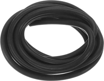Siliconen Schuimafdichtstrips 6 mm Diameter, 2 m Lang, Weerbestendige Rubber Strips voor Machines en Industrie, Zwart, Geluidsisolatie en Temperatuurbehoud