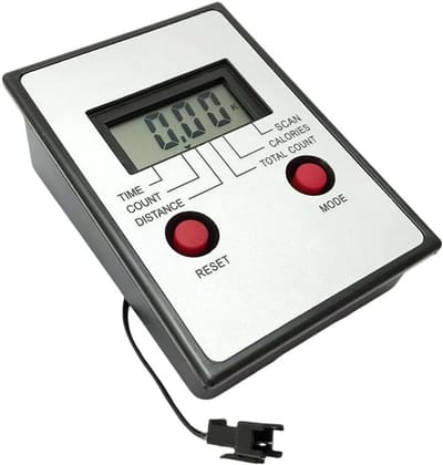 Hometrainer Monitor - Digitale Meter - Fitness Gegevens - Functioneel LCD Scherm - 14 x 10 x 5 cm - Zwart