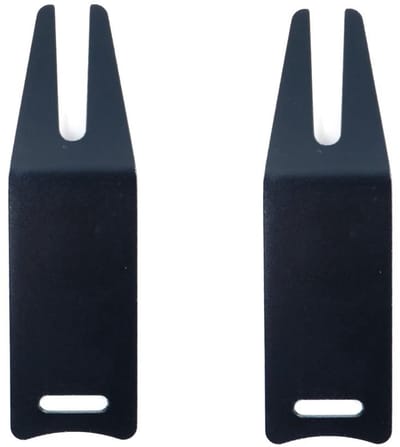 Dailygoods- Divot Reparatiegereedschap 2-pack - Golfbalmarker - Aluminium - Duurzaam - Klassiek Design - 2,5 x 8 cm - Golftool
