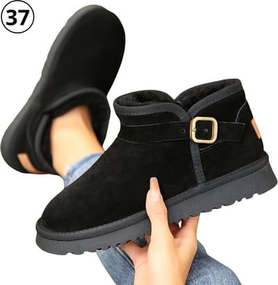 Livano Sneeuwschoenen - Snowboots - Sneeuwboots - Dames - Wintersport - Ski - Ski Gadgets - EU37 - Zwart