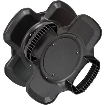 Brennenstuhl Rubber Kabelhaspel X-Gum / Kabelhaspel leeg (gemaakt van speciaal rubber voor permanente belasting, Made in Germany)