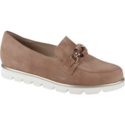 Hassia - 301552 - Instappers - Kleur: Wit/beige - Maat: 38.5