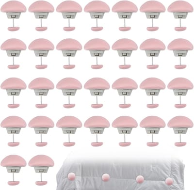 Dailygoods- Dekbedovertrekset 30 stuks - Dekbedclips voor dikke dekbed - Quiltbevestiging - Robuuste deknaalden - Voor dekbedden en lakens - 32 x 26 mm
