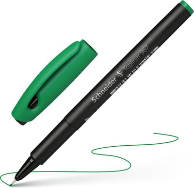 Schneider fineliner - Topliner 967 - lijnbreedte 0,4mm - groen - S-9674
