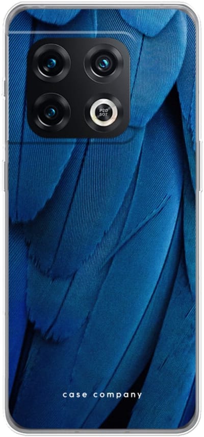Case Company® - Hoesje geschikt voor OnePlus 10 Pro hoesje - Pauw - Soft Cover Telefoonhoesje - Bescherming aan alle Kanten en Schermrand