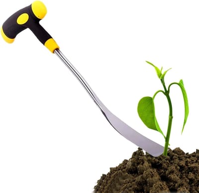 Onkruidsteker Handgereedschap - Wortelgrijper Gazon - Onkruid Verwijderen - Ergonomische Handgreep - 36 cm - Enkele
