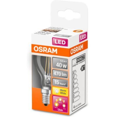 OSRAM 4058075434448 LED-lamp Energielabel E (A - G) E14 Peer 4 W Warmwit 1 stuk(s)