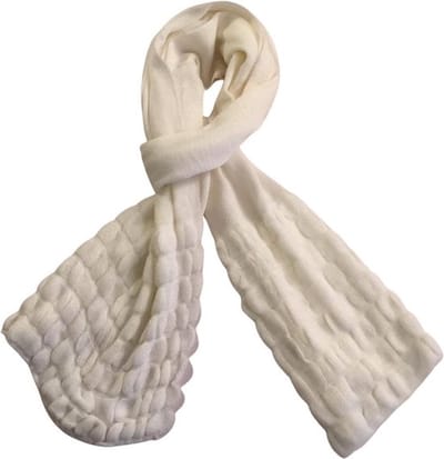 Deluxe Hoogwaardige Dames sjaal / Zachte Sjaal / Lange Sjaal - Wit