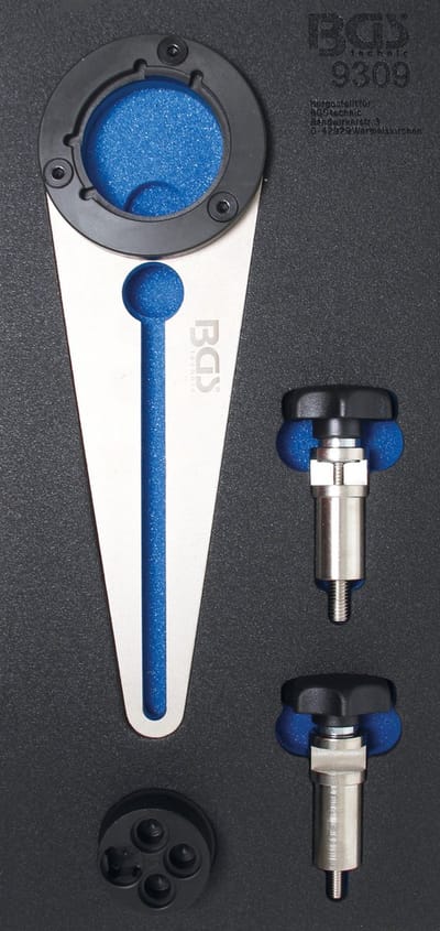 BGS Krukas riemenpoeliehouder- en draaigereedschapset voor BMW 2.5D