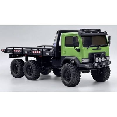 Hobby Plus 1:18 CR-18P Arktos 6x6-V1.5 Green RTR 1:18 Brushed RC auto Elektro Rock Crawler 6WD RTR 2,4 GHz Incl. accu, oplader en batterijen voor de