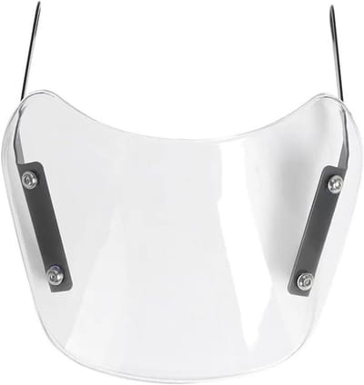 Motorfiets Windscherm - Voorruit Deflector - Comfortabel Rijden - Universeel Koplamp Montage - 65"-945" - Wit