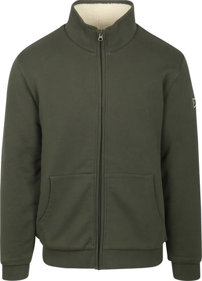 Steppin' Out Vest Teddy Groen - Maat XL - Heren - Vest met rits voor Mannen
