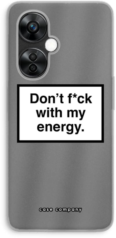 Case Company® - Hoesje geschikt voor OnePlus Nord CE 3 Lite hoesje - My energy - Soft Cover Telefoonhoesje - Bescherming aan alle Kanten en Schermrand