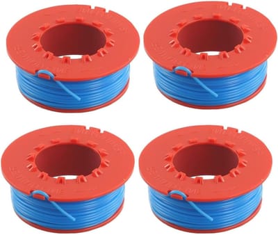 Trimmer Spoel met Draad - Grasmaaier Spoel - Tuin Onderhoud - Automatische Draadaanvoer - 4 stuks - Zwart